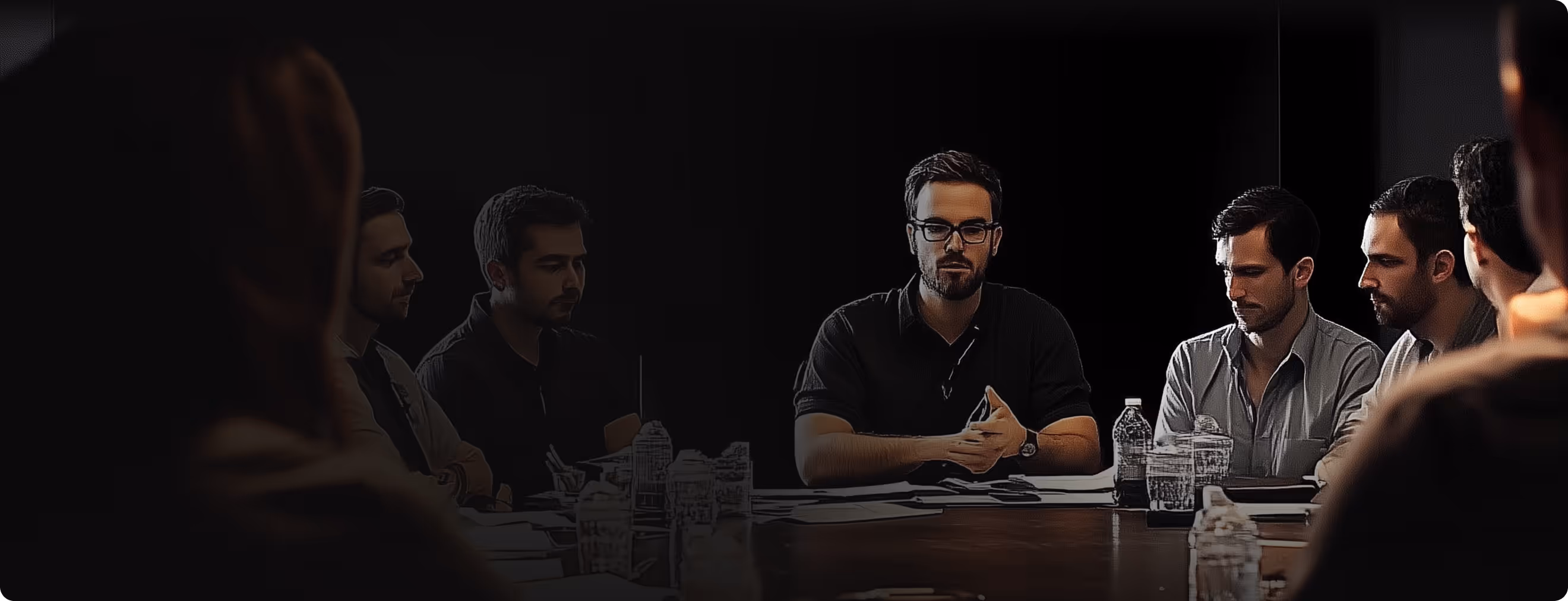 Team discussing project ideas in an office